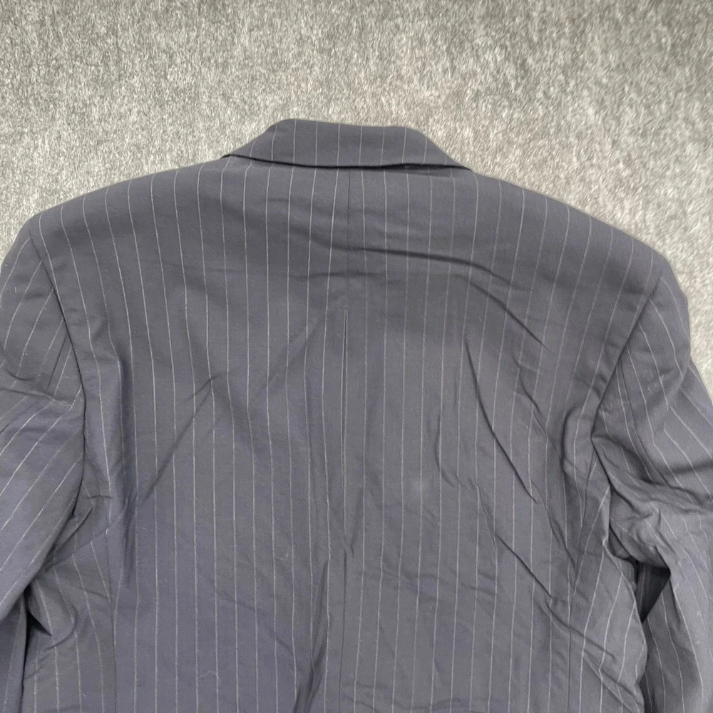Brooks Brothers Blazer 346 Mens 42S Navy Pinstripe Wool Stretch Sport